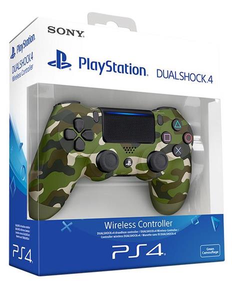 SONY PS4 Controller Wireless DS4 V2 Green Camouflage - 16