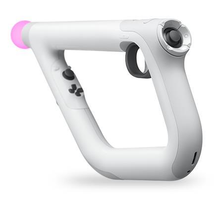 Sony VR aim Pistola PlayStation 4 Analogico/Digitale Grigio, Bianco