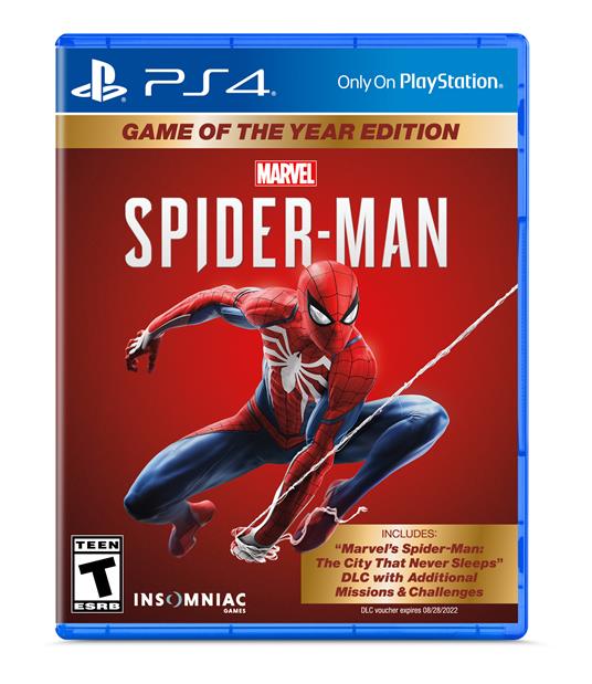 Sony Marvel’s Spider-Man: Game of the Year Edition, PS4 videogioco PlayStation 4