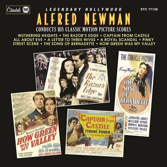 Legendary Hollywood (Colonna Sonora) - CD Audio di Alfred Newman