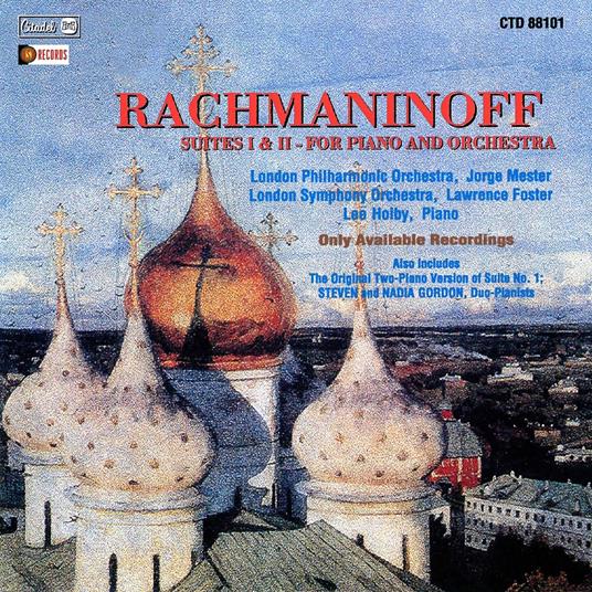 Suites I & II for Piano and Orchestra - CD Audio di Sergei Rachmaninov