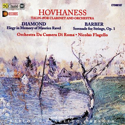 Talin. Concerto For Clarinet And String - CD Audio di Alan Hovhaness