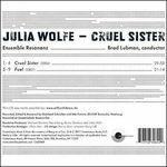 Cruel Sister - Fuel - CD Audio di Brad Lubman,Julia Wolfe