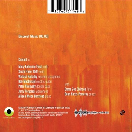 Discreet Music - CD Audio di Brian Eno - 2