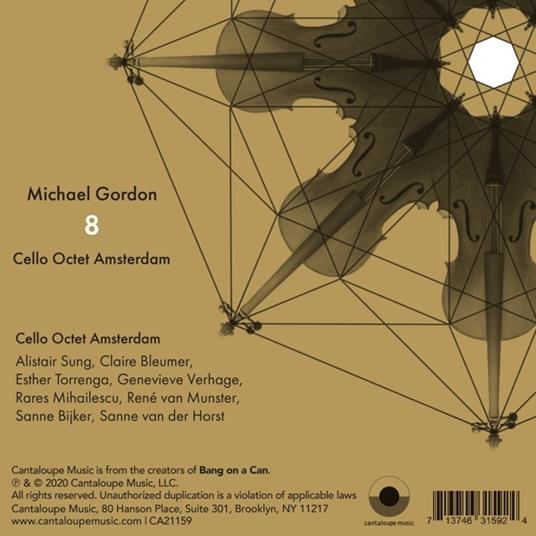 8. Cello Octet Amsterdam - CD Audio di Michael Gordon - 2