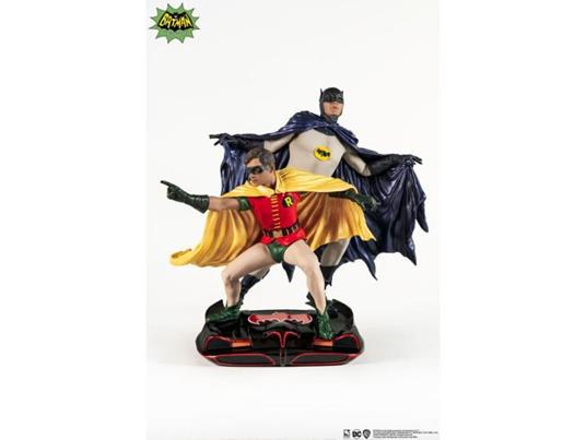 Dc Comics Pvc Diorama Statua 1/8 Batman & Robin 1966 23 Cm Pure Arts