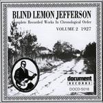 Vol.2 1927 - CD Audio di Blind Lemon Jefferson