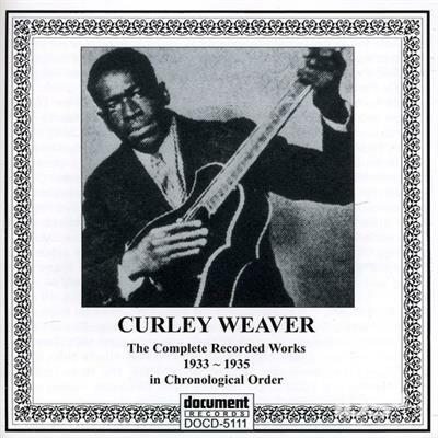 1933-1935 - CD Audio di Curley Weaver