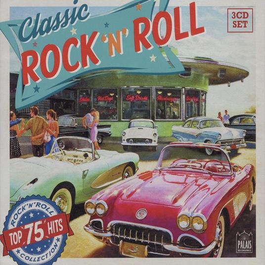 Classic Rock N Roll Top 75 Hits - CD Audio