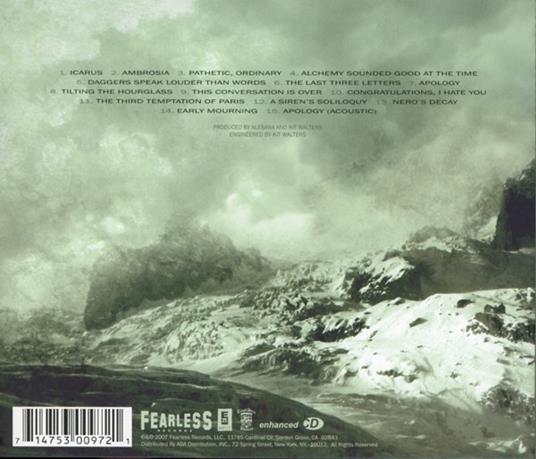On Frail Wings of Vanity - CD Audio di Alesana - 2