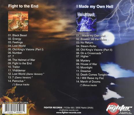 Fight To The End/I Made.. - CD Audio di Vhaldemar - 2