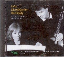 Musica completa per violoncello e pianoforte - CD Audio di Felix Mendelssohn-Bartholdy,Catherine Edwards,Henrik Brendstrup