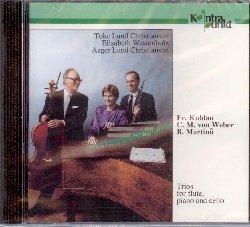 Trios con flauto, violoncello e pianoforte - CD Audio di Carl Maria Von Weber,Friedrich Kuhlau,Elisabeth Westenholz,Toke Lund Christiansen