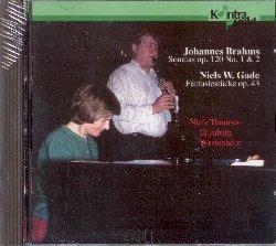 Sonate per clarinetto - CD Audio di Johannes Brahms,Niels Wilhelm Gade,Elisabeth Westenholz,Niels Thomsen