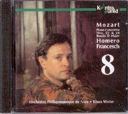 Concerti per pianoforte n.23, n.24 - CD Audio di Wolfgang Amadeus Mozart,Orchestra Filarmonica di Nizza,Homero Francesch