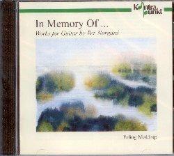 In Memory of... Musica per chitarra - CD Audio di Per Norgard,Erling Moldrup