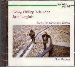 Musica per oboe e organo - CD Audio di Georg Philipp Telemann,Jean Langlais,Duo Danica