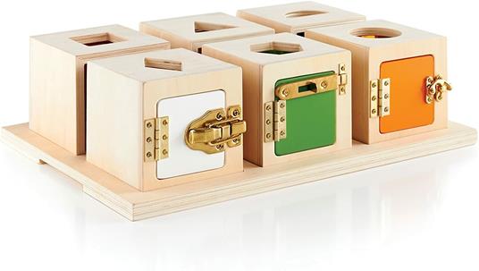 GuideCraft- Peekaboo-Scatola Serrature e Forme, GDCG5058 - 4