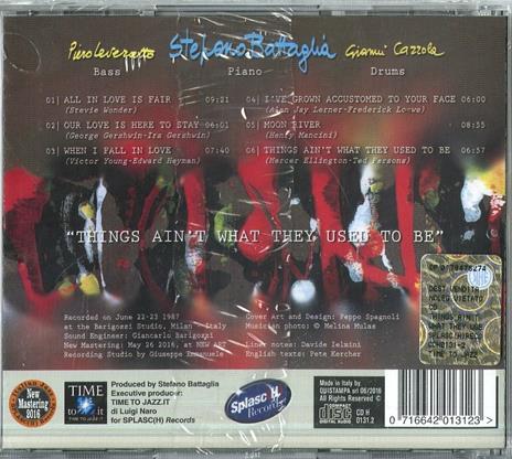 Thing's Ain't What They Used to Be - CD Audio di Stefano Battaglia - 2