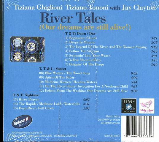 River Tales - CD Audio di Jay Clayton,Tiziana Ghiglioni,Tiziano Tononi - 2