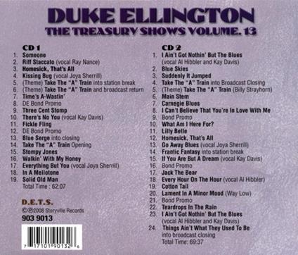 The Treasury Shows vol.13 - CD Audio di Duke Ellington
