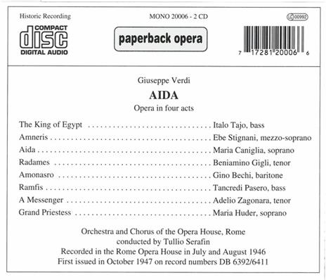 Aida - CD Audio di Giuseppe Verdi - 2