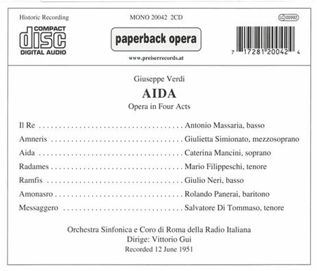 Aida (1951) - CD Audio di Giuseppe Verdi - 2