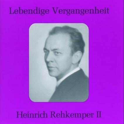 Heinrich Rehkemper II - CD Audio di Gustav Albert Lortzing