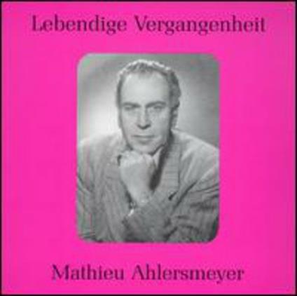 Mathieu Ahlersmeyer I - CD Audio di Giuseppe Verdi