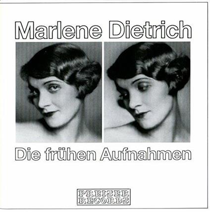 Die Fruhen Aufnahmen - CD Audio di Marlene Dietrich