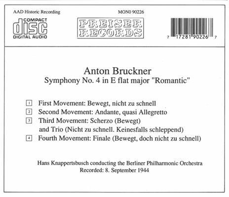 Sinfonia n.4 - CD Audio di Anton Bruckner - 2