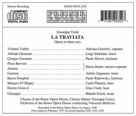 La Traviata - CD Audio di Giuseppe Verdi - 2