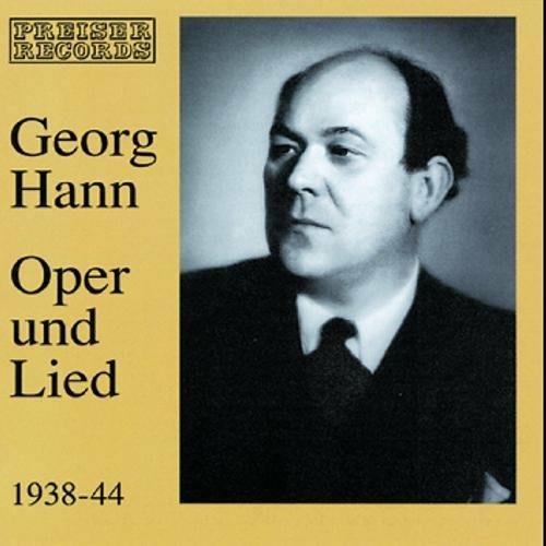 Georg Hann Oper und Lied - CD Audio di Wolfgang Amadeus Mozart