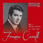 Franco Corelli: Belcanto & Verdi Recordings 1956-1962