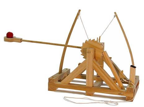 Leonardo da Vinci. Catapulta