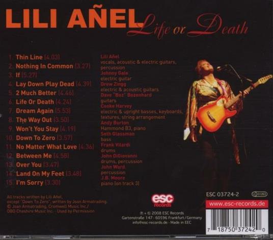 Life or Death - CD Audio di Lili Anel - 2