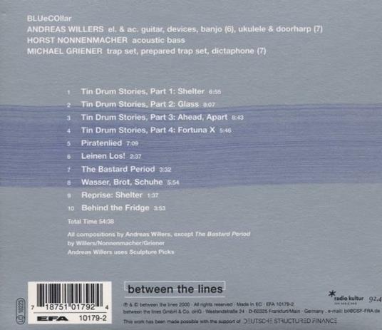 Tin Drum Stories - CD Audio di Andreas Willers - 2