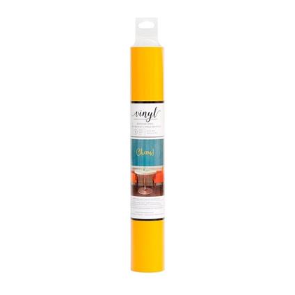 Foglio di vinile adesivo 30,4 cm x 1,2 m - Giallo