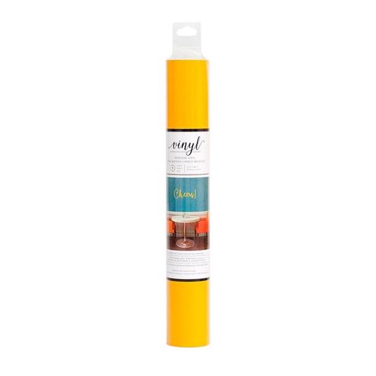 Foglio di vinile adesivo 30,4 cm x 1,2 m - Giallo