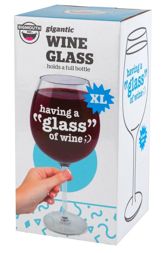 Big Mouth Bmwg-Gl Wine Glass Having A Glass