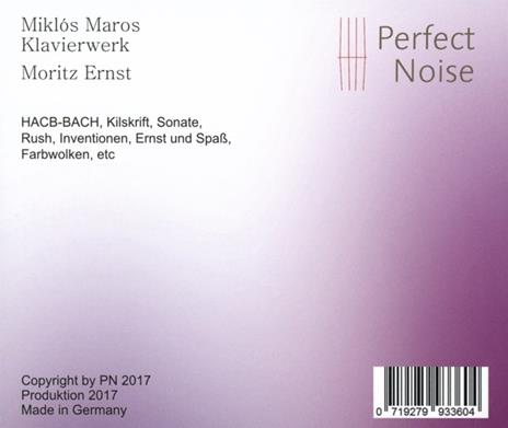 Miklos Maros - Complete Piano Works - CD Audio di M. Maros - 2