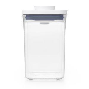 OXO 11234000 recipiente per cibo Scatola Rettangolare 0,9 L Trasparente, Bianco