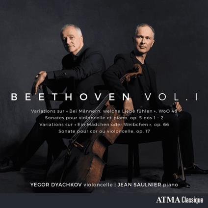 Dyachkov Yegor/Saulnier Jean - Beethoven:Integrale De Sonates Et Variations Pour Viloncelle (3Cd) - CD Audio