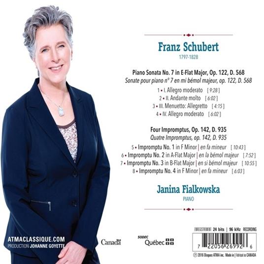 Piano Sonata No.7-4 Impro - CD Audio di Franz Schubert - 2
