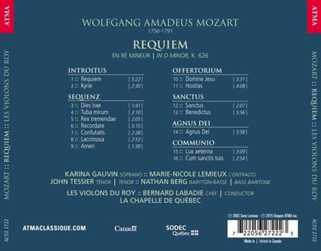 Requiem - CD Audio di Wolfgang Amadeus Mozart - 2