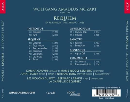 Requiem - CD Audio di Wolfgang Amadeus Mozart - 2