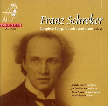 Lieder - CD Audio di Franz Schreker