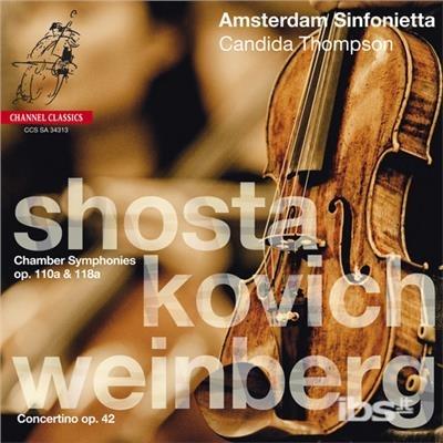 Chamber Symphonies Op.110a & 118a-Concertino Op.42 - CD Audio di Dmitri Shostakovich,Mieczyslaw Weinberg