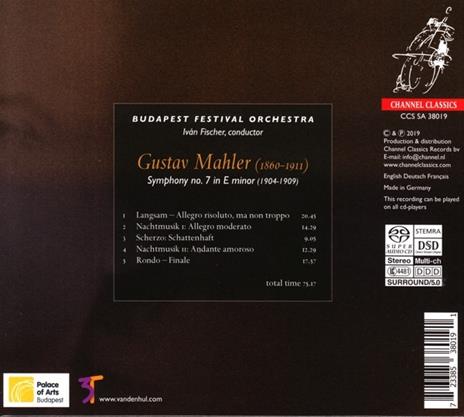 Sinfonia n.7 - SuperAudio CD di Gustav Mahler,Ivan Fischer - 2