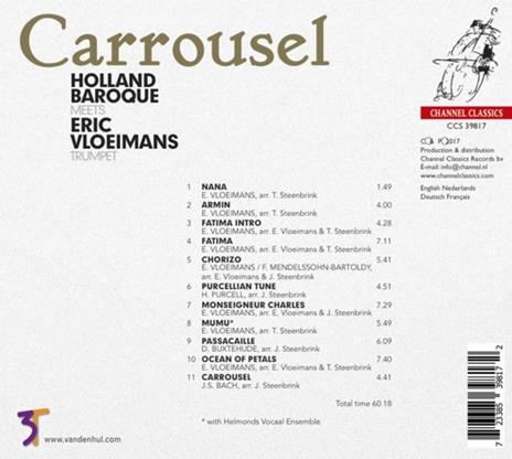 Carrousel - CD Audio di Eric Vloeimans,Holland Baroque - 3